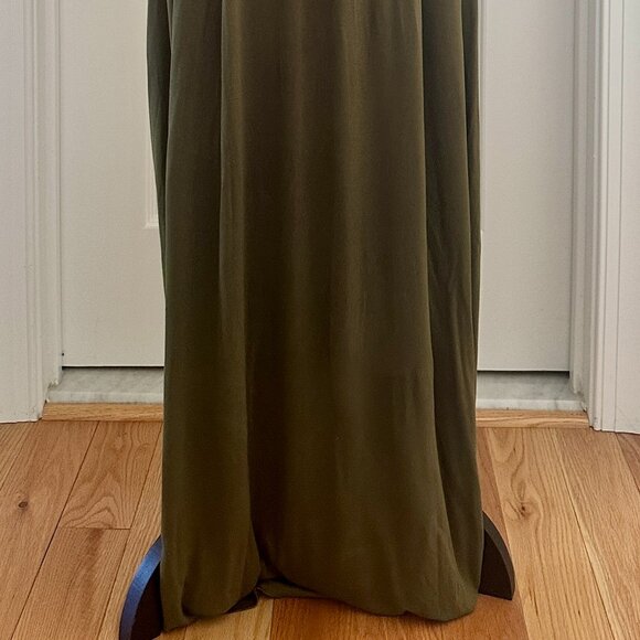 Venus Olive Green Maxi Dress - Picture 5 of 9